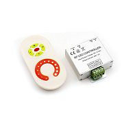 Диммер для светодиодной ленты SW-Group RF-DIM-S5-10A 12/24В 10А 120/240Вт Белый 85x65x24мм картинка 